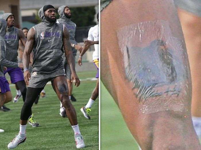 LeBron James Gets A Mamba Tattoo On His Left Thigh In Honour Of Kobe Bryant