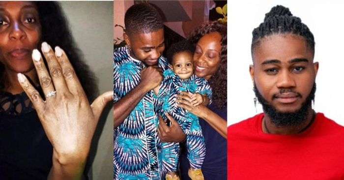 #BBNaija2020: That Was Quick! Fans Dig Up Photos Of Praise With His Wife & Kid After Claiming To Be Single