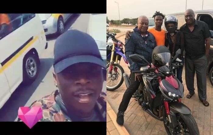 VIDEO: Stonebwoy Swiftly Distances Himself From A Viral Video Of Him Riding And Endorsing The Use Of Okada