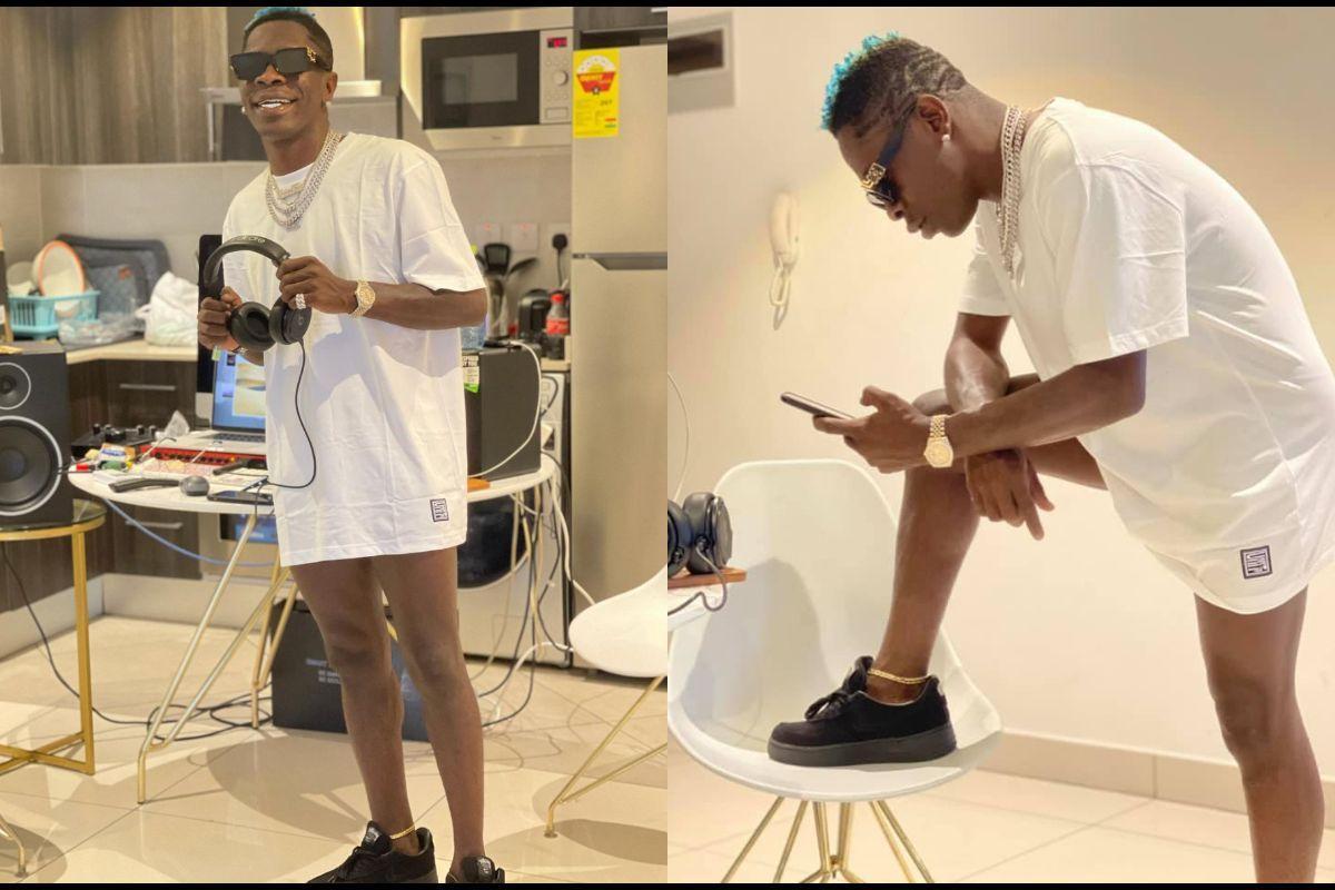PHOTOS: No More Wearing Of Jeans Again - Shatta Wale Says After He Busted And Trolled For Rocking A Fake Dsquared2 Jeans