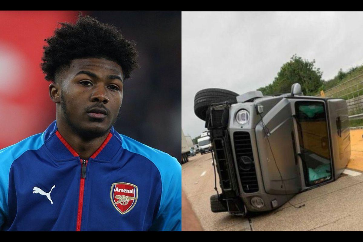 PHOTO: Arsenal’s Ainsley Maitland-Niles Involved In A Serious Car Accident
