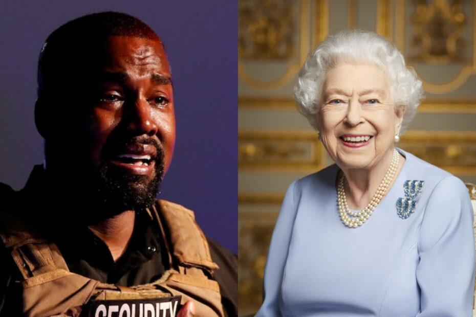 Kanye West Cries Over Losing Kim Kardashian While Reacting To Queen Elizabeth II's Death